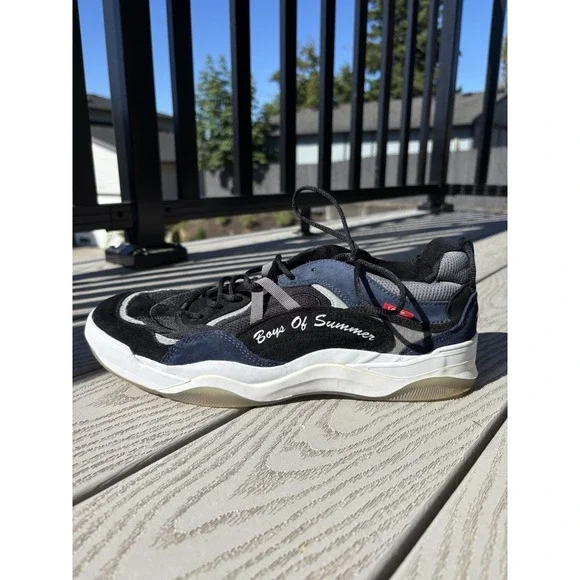 VANS Boys Of Summer Varix WC Navy Black Gray White Men's Size 11.5 Shoes Sneaker - Picture 3 of 11